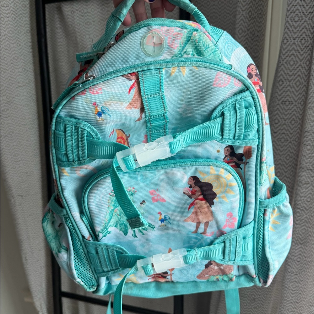 Pottery Barn Kids Disney Moana Aqua Character Backpack